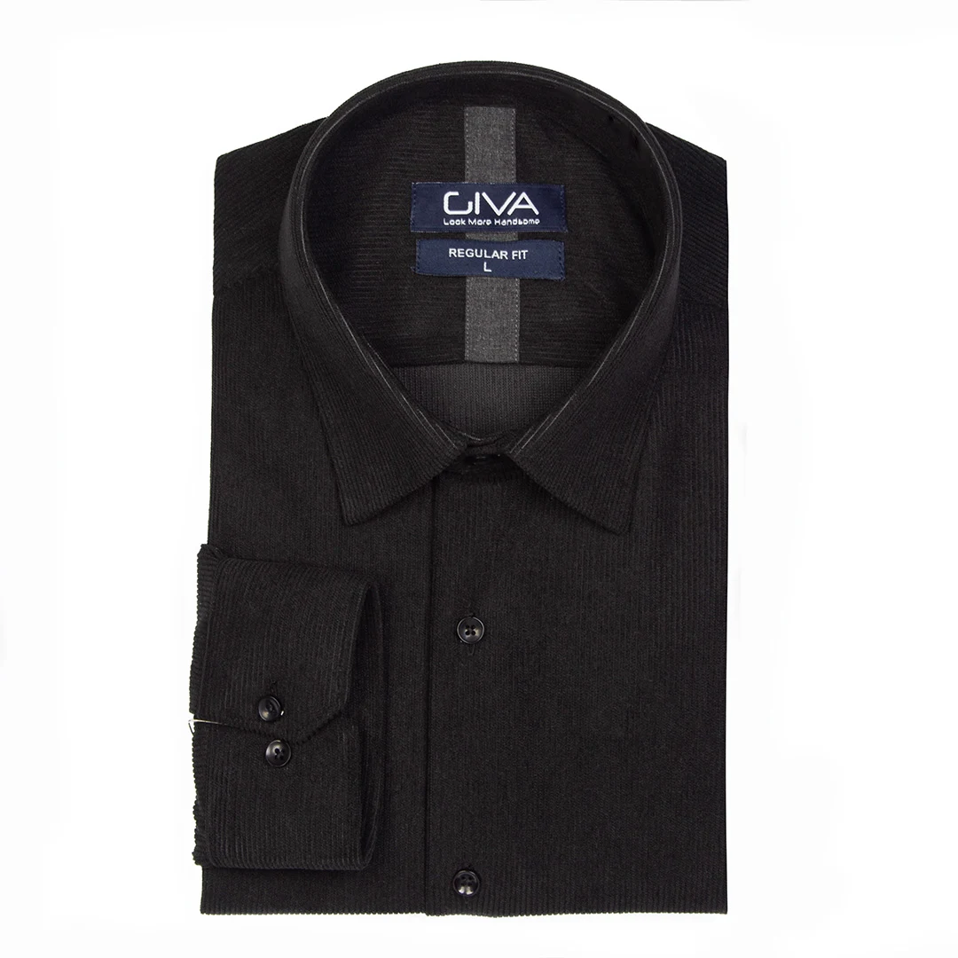 پیراهن مردانه مخمل کبریتی 4443 - Thumbnail 9